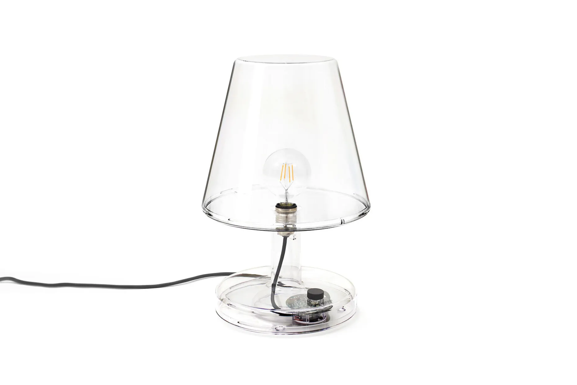 Trans-Parents Lampe de table, 32.7x32.7x50.5 cm